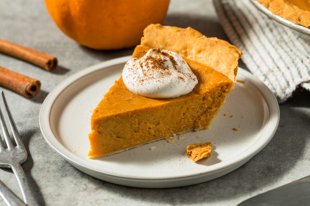 Homemade Thanksgiving Pumpkin Pie