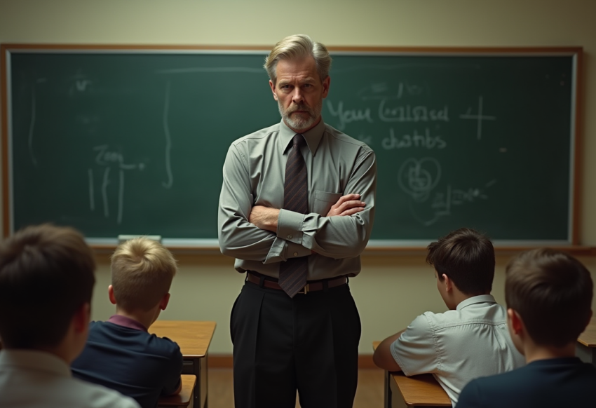 A Stern Intimidating Teacher