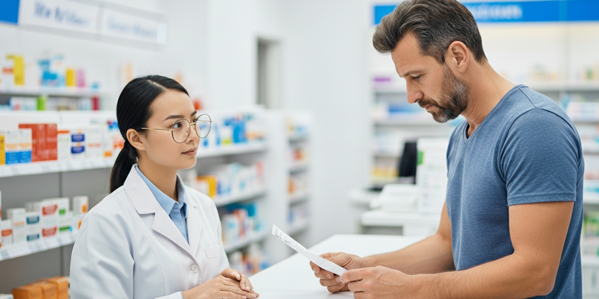 customer reacting to a high priced prescription