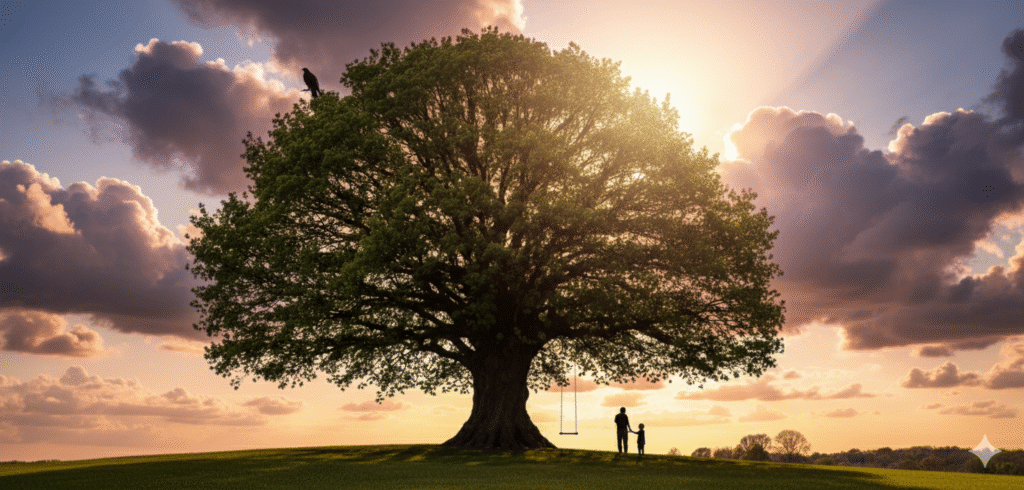 An oak tree