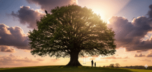 An oak tree