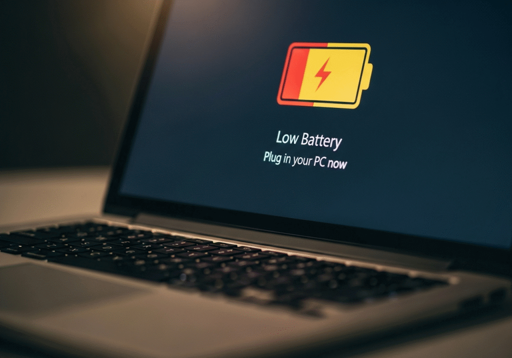 low battery warning