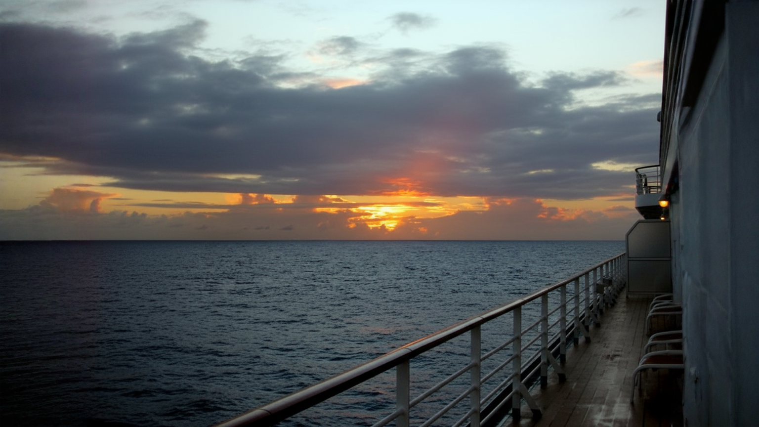 cruise sunrise