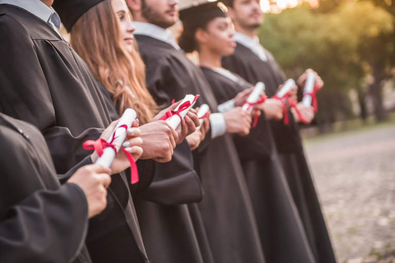 graduates together