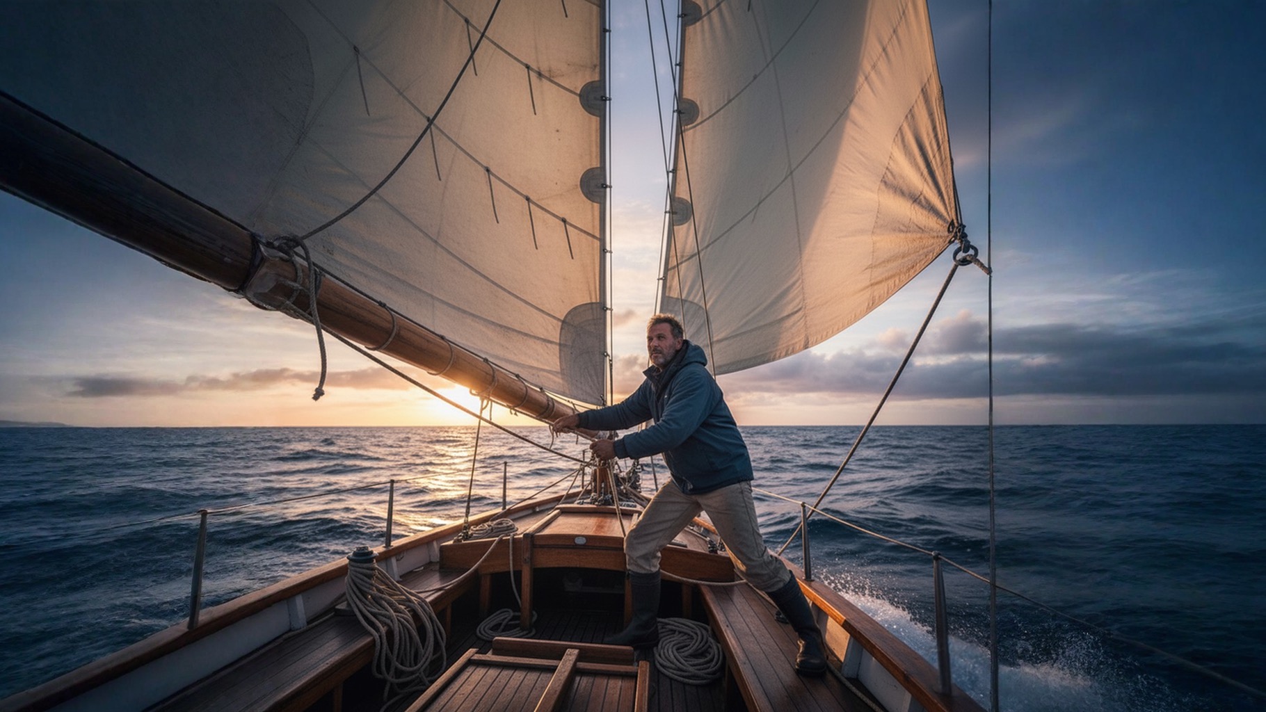 changing the sails