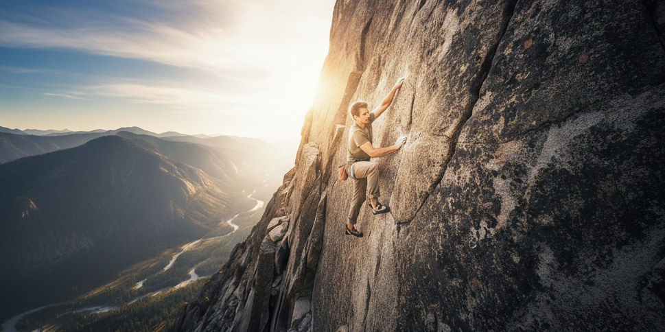 free solo climb
